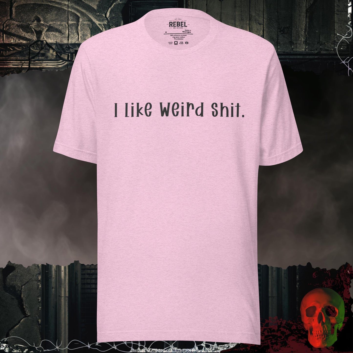 T-Shirt Heather Prism Lilac / S I Like Weird Shit Tee