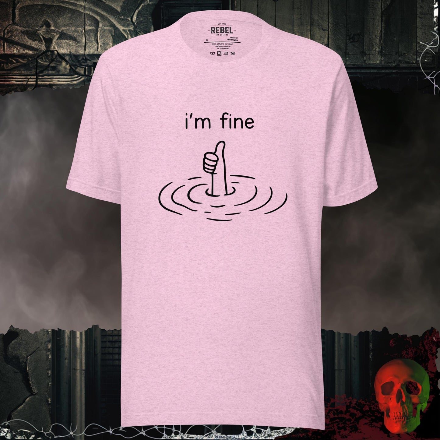 T-Shirt Heather Prism Lilac / S I'm Fine Tee
