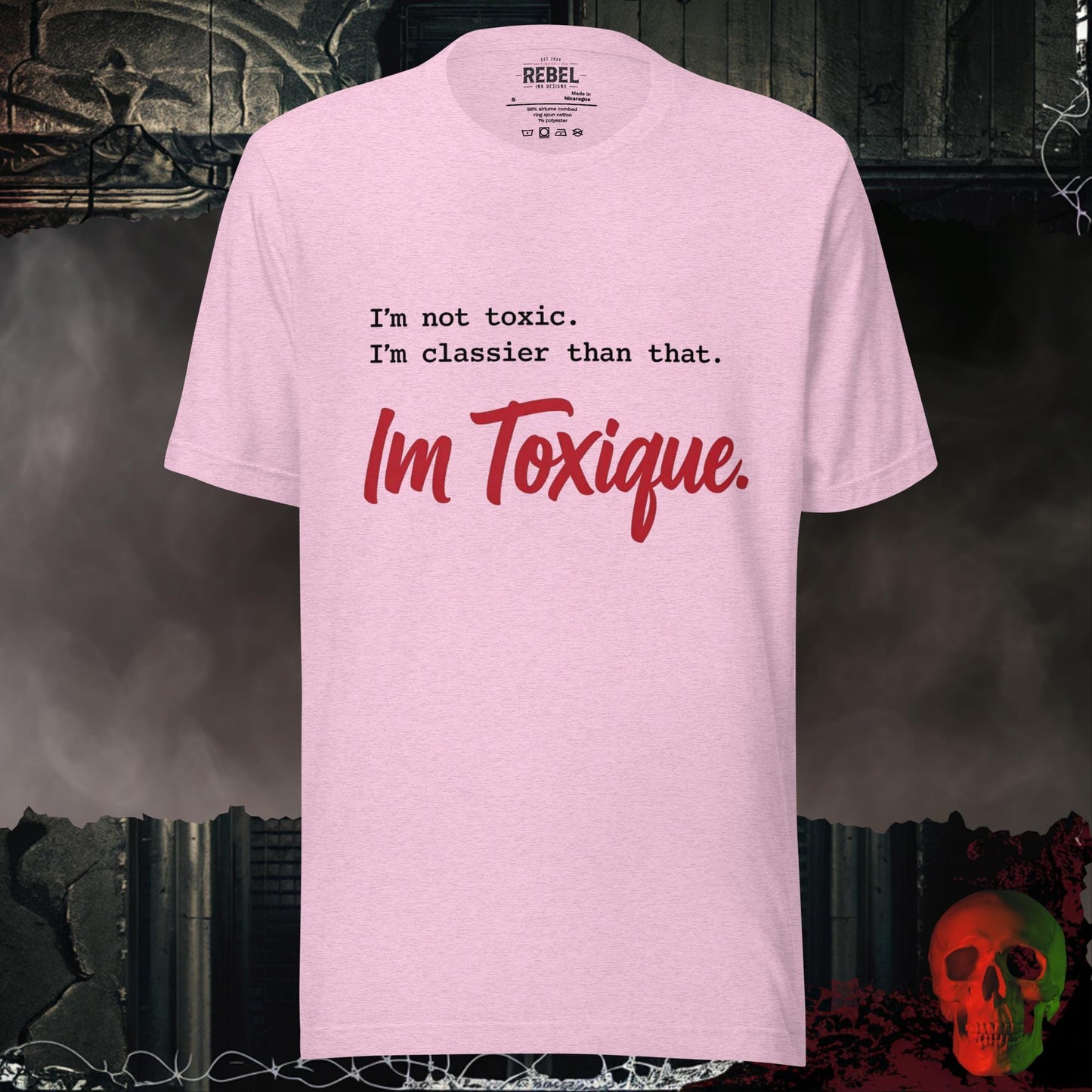 T-Shirt Heather Prism Lilac / S I'm Toxique Tee