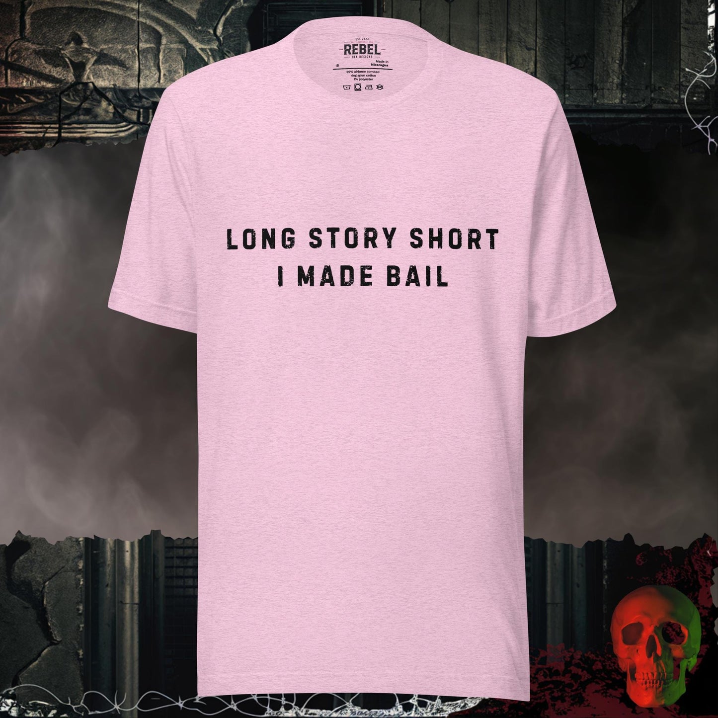 T-Shirt Heather Prism Lilac / S I Made Bail Tee