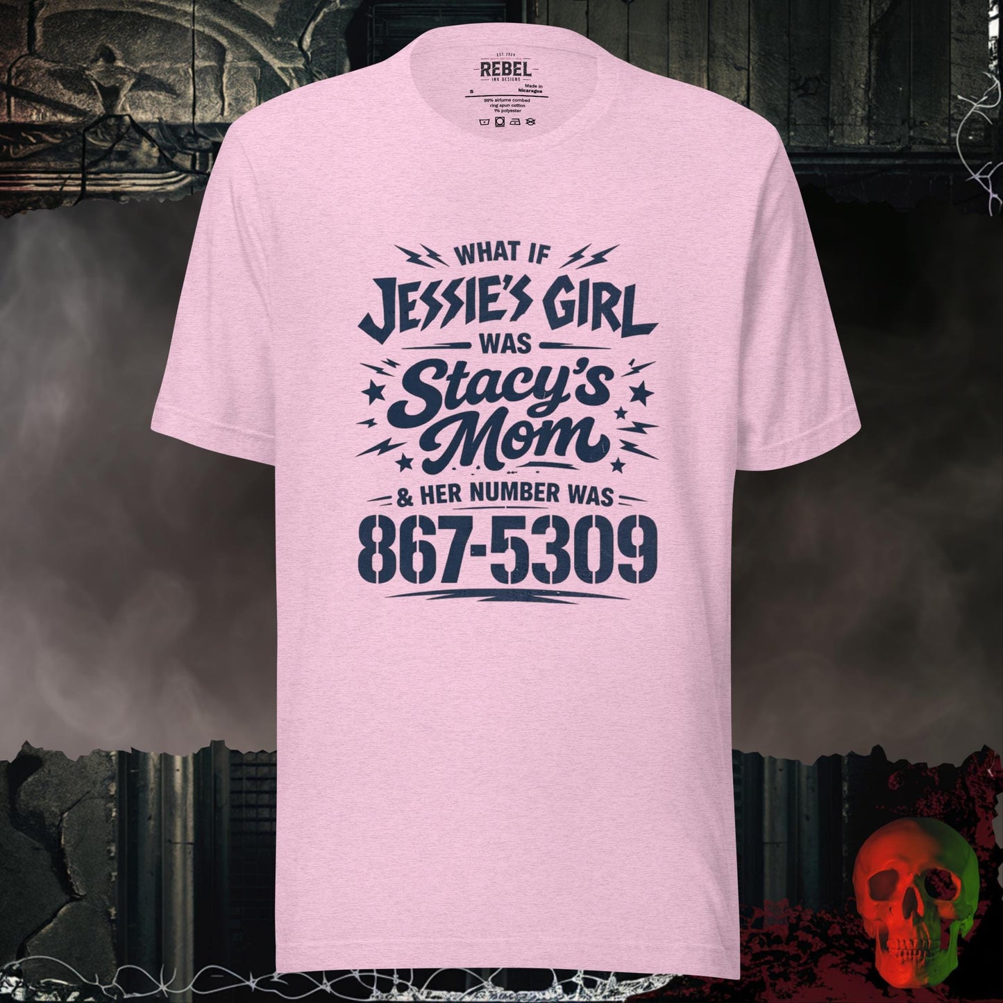 T-Shirt Heather Prism Lilac / S Jessie’s Girl, Stacy’s Mom Tee