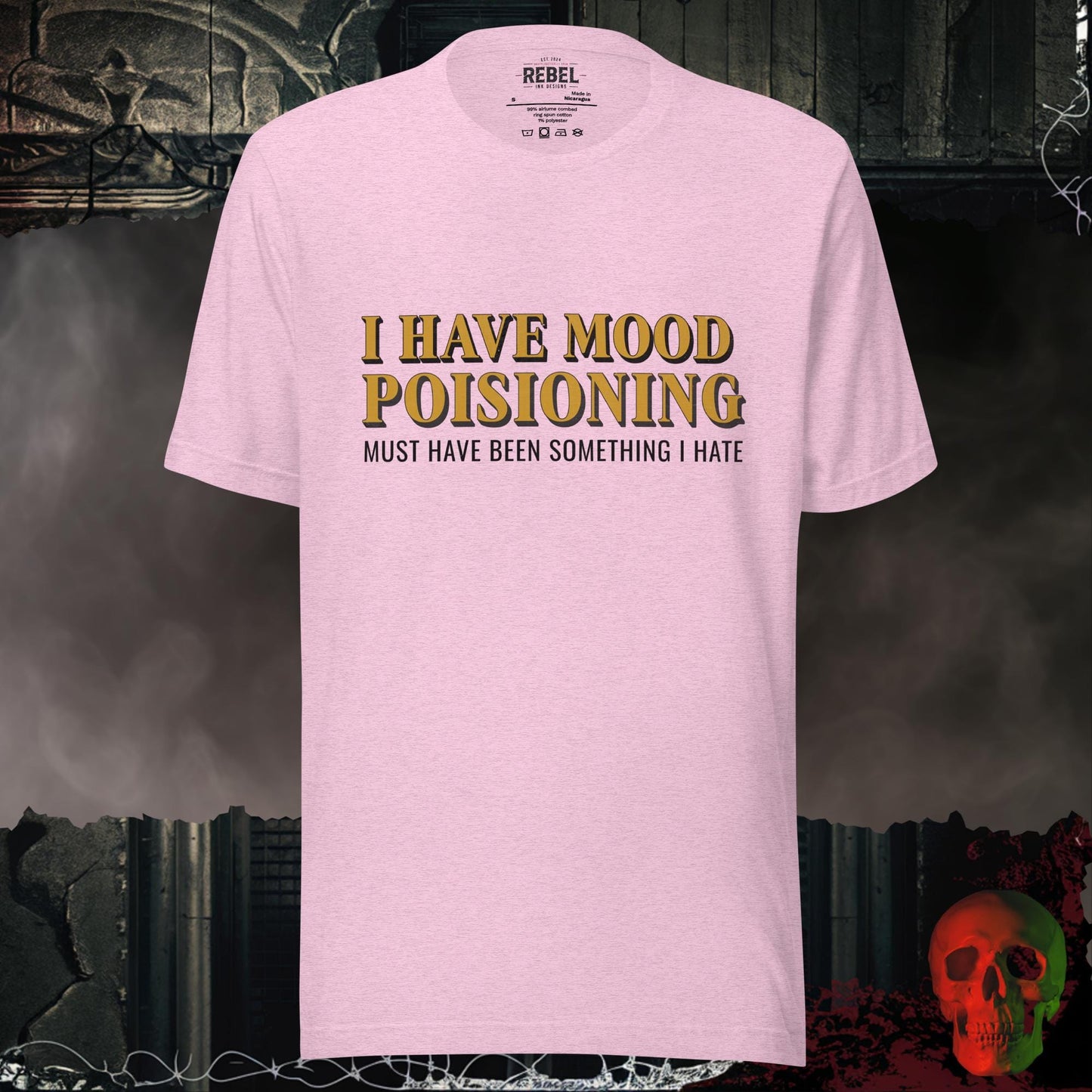 T-Shirt Heather Prism Lilac / S Mood Poisoning Tee