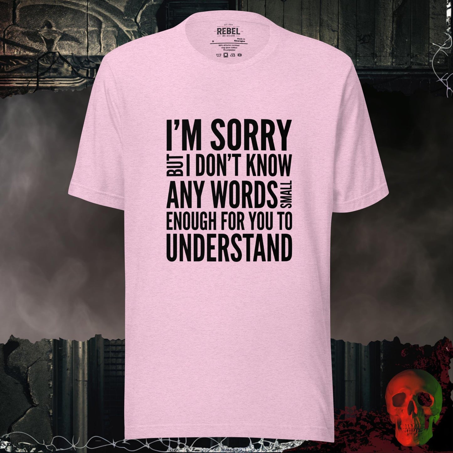 T-Shirt Heather Prism Lilac / S Not Enough Small Words T-Shirt