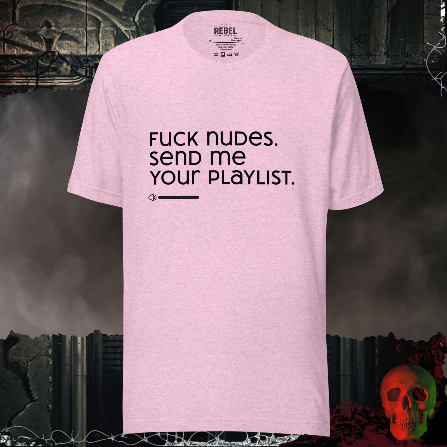 T-Shirt Heather Prism Lilac / S Send Me Your Playlist Tee