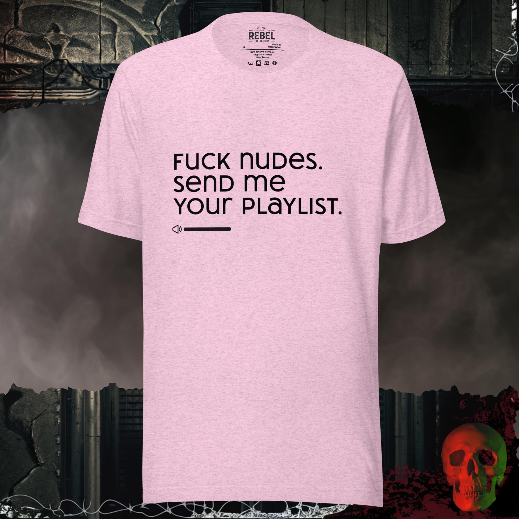 T-Shirt Heather Prism Lilac / S Send Me Your Playlist Tee