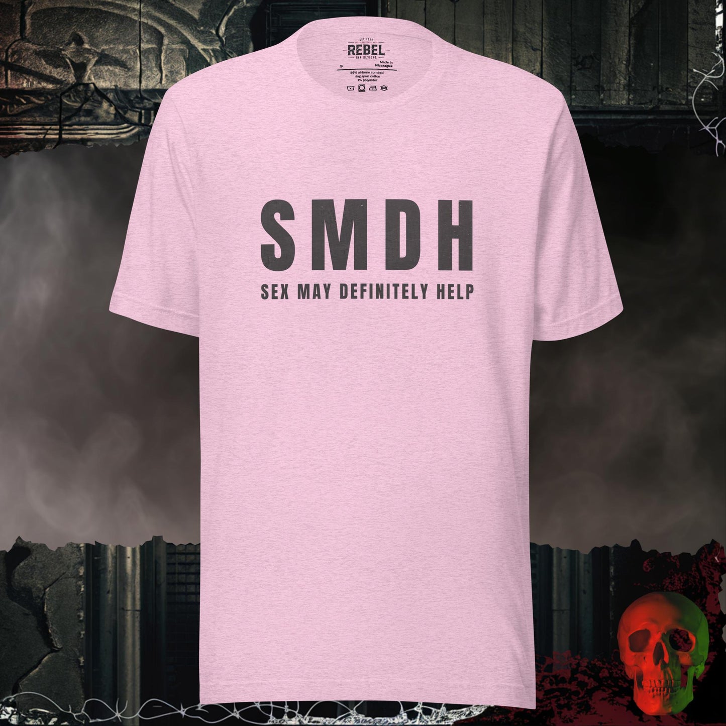 T-Shirt Heather Prism Lilac / S Sex May Definitely Help Tee