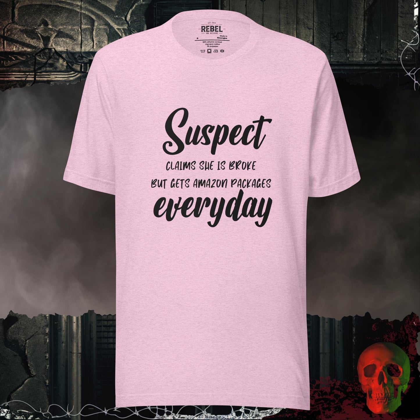 T-Shirt Heather Prism Lilac / S Suspect: Amazon Every Day Tee