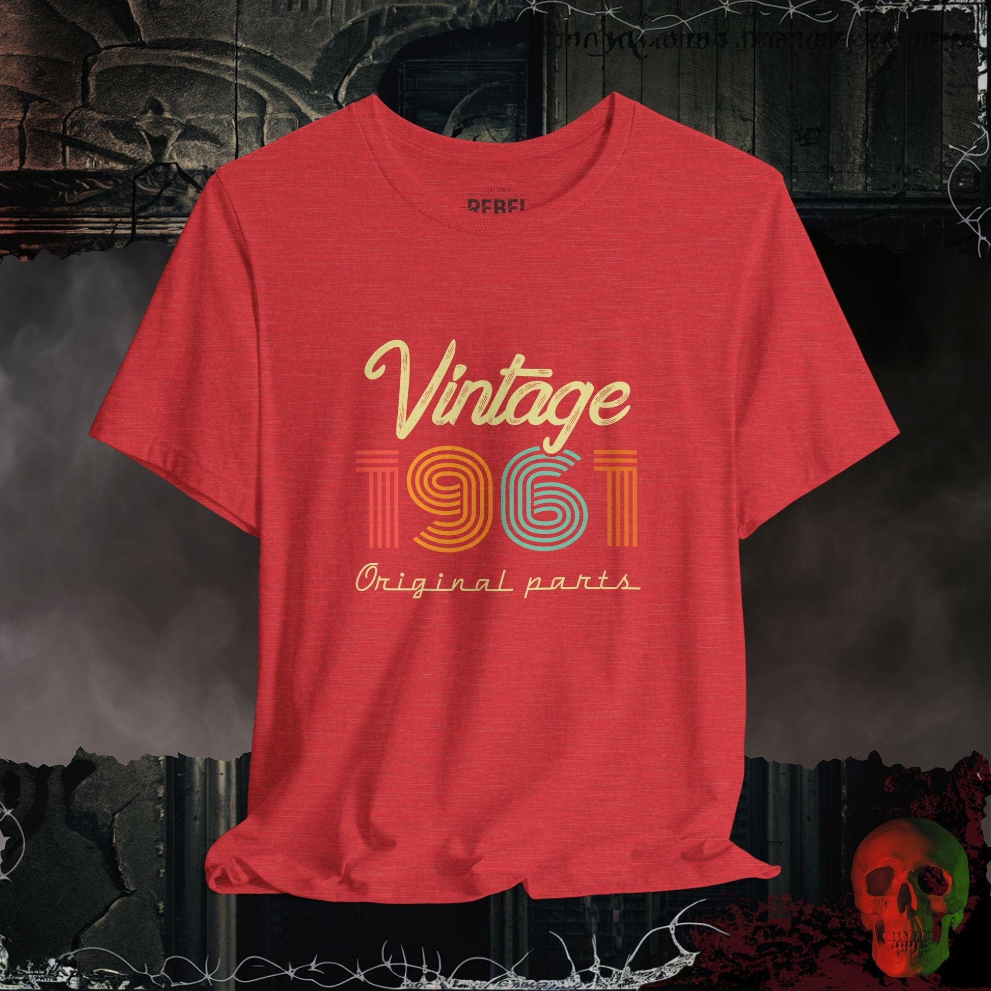 T-Shirt Heather Red / S 1961 - Vintage Legends: The Classic Years Collection