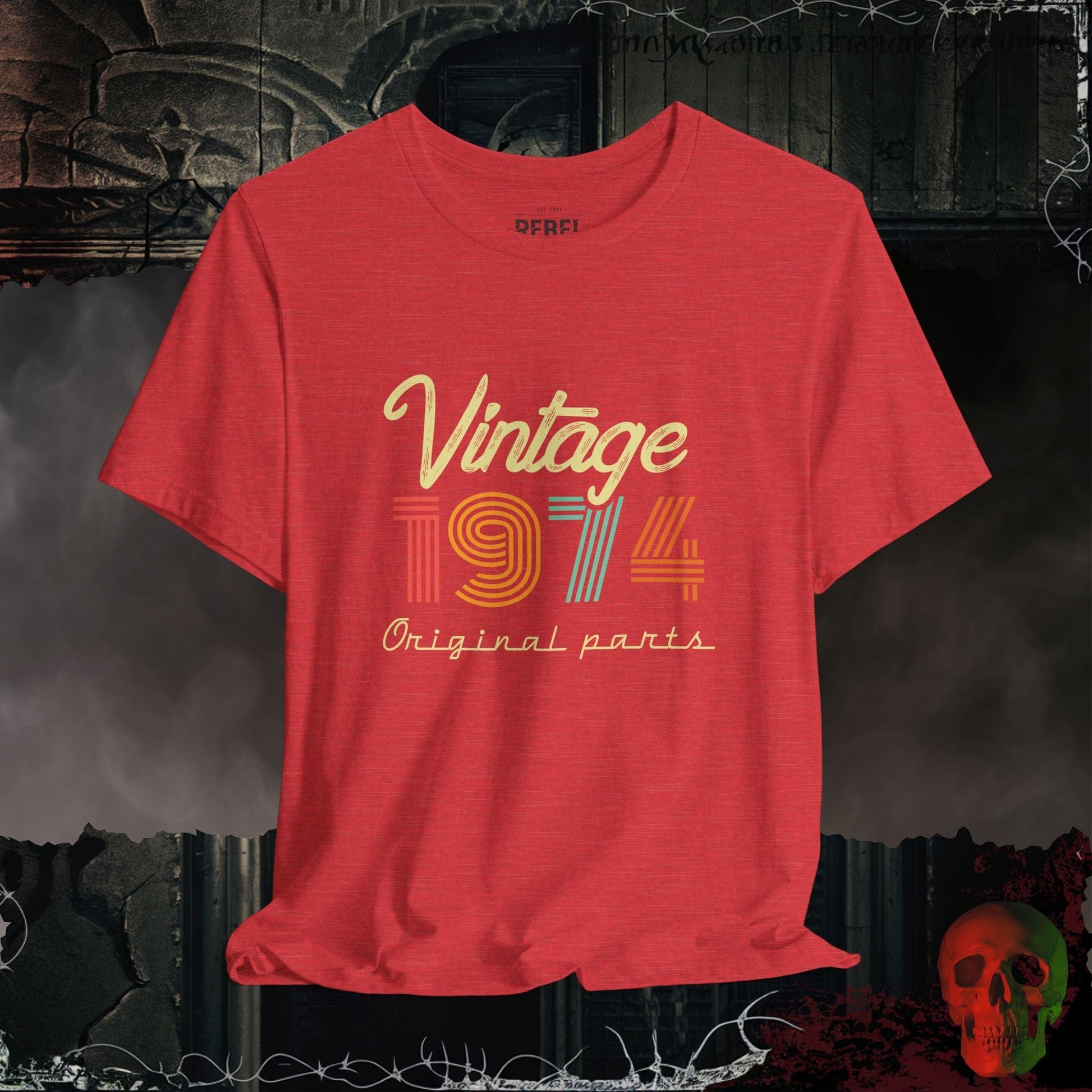 T-Shirt Heather Red / S 1974 - Vintage Legends: The Classic Years Collection