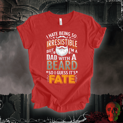T-Shirt Heather Red / S Irresistible Bearded Dad T-Shirt