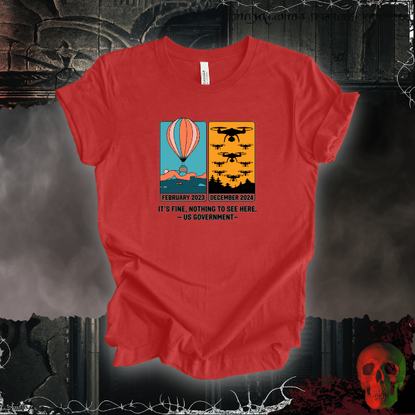 T-Shirt Heather Red / S Nothing to See Here T-Shirt