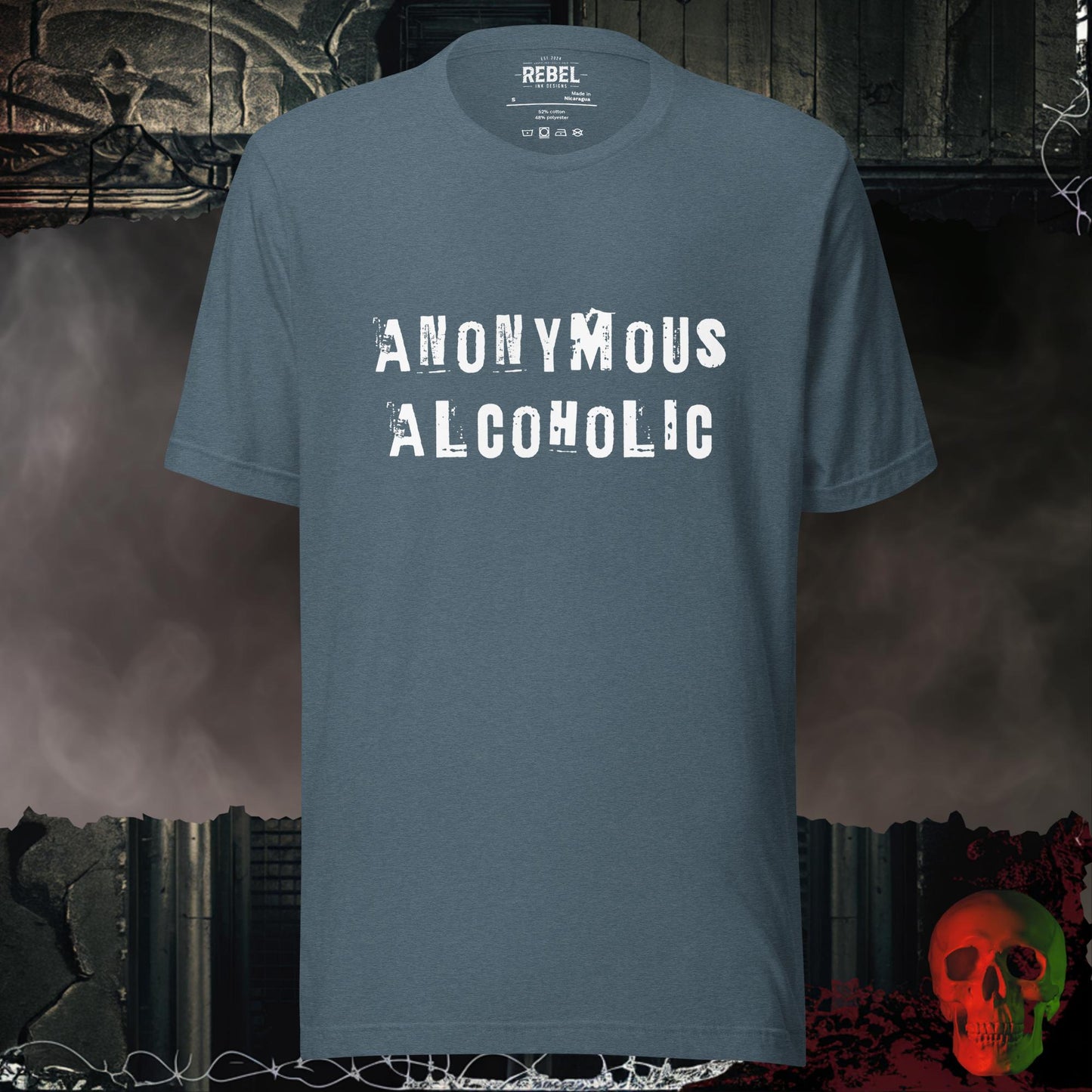 T-Shirt Heather Slate / S Anonymous Alcoholic