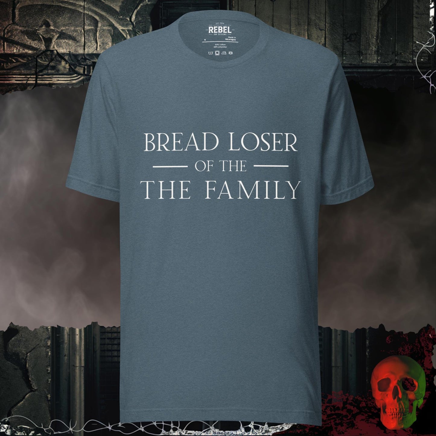 T-Shirt Heather Slate / S Bread Loser of the Family Tee