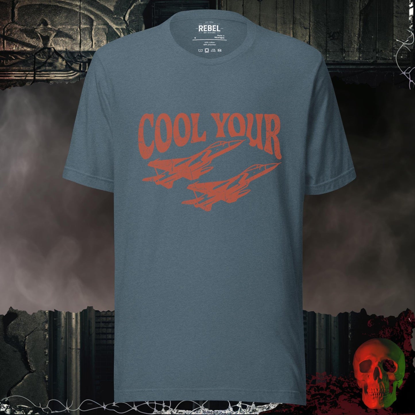 T-Shirt Heather Slate / S Cool Your Jets Tee