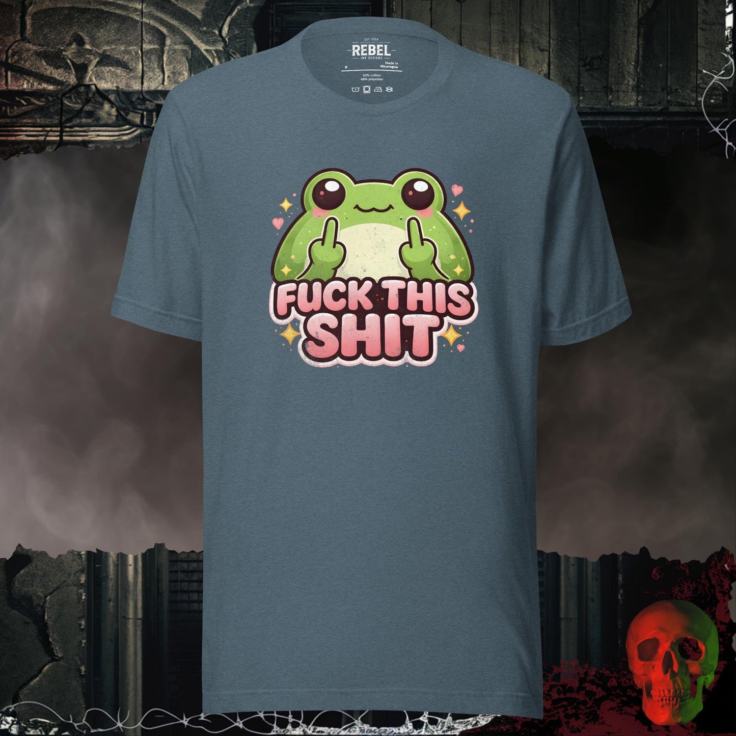 T-Shirt Heather Slate / S F*ck This Sh*t Tee