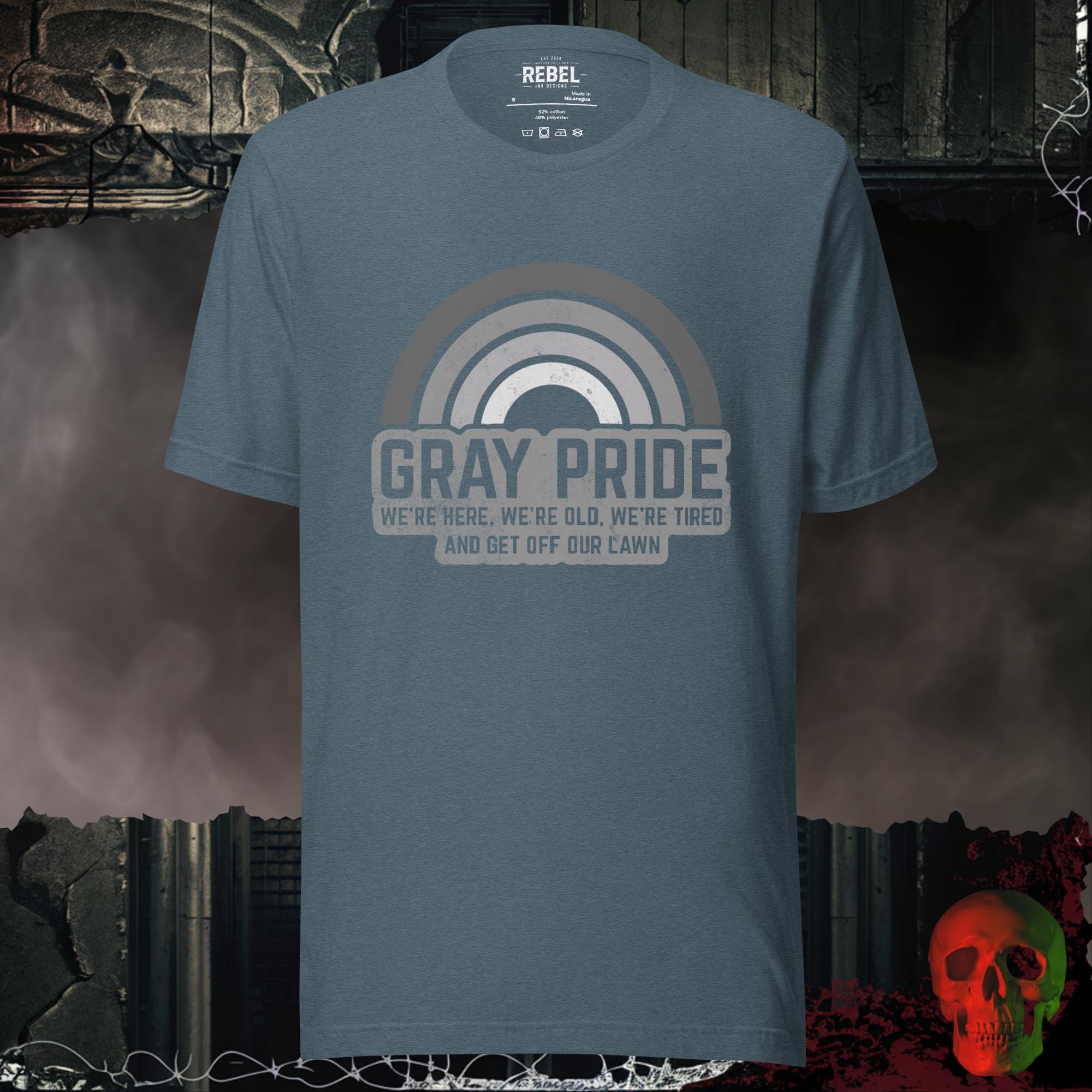 T-Shirt Heather Slate / S Gray Pride Tee