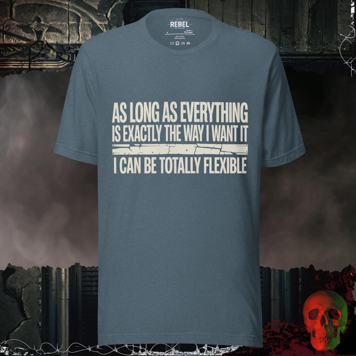 T-Shirt Heather Slate / S I Can Be Totally Flexible Tee