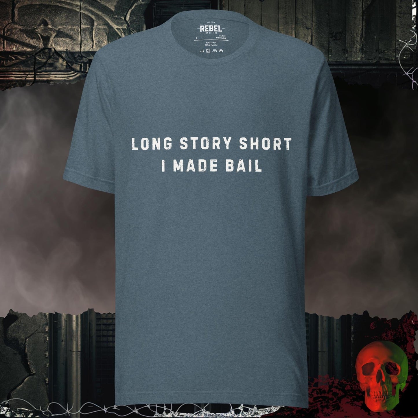 T-Shirt Heather Slate / S I Made Bail Tee