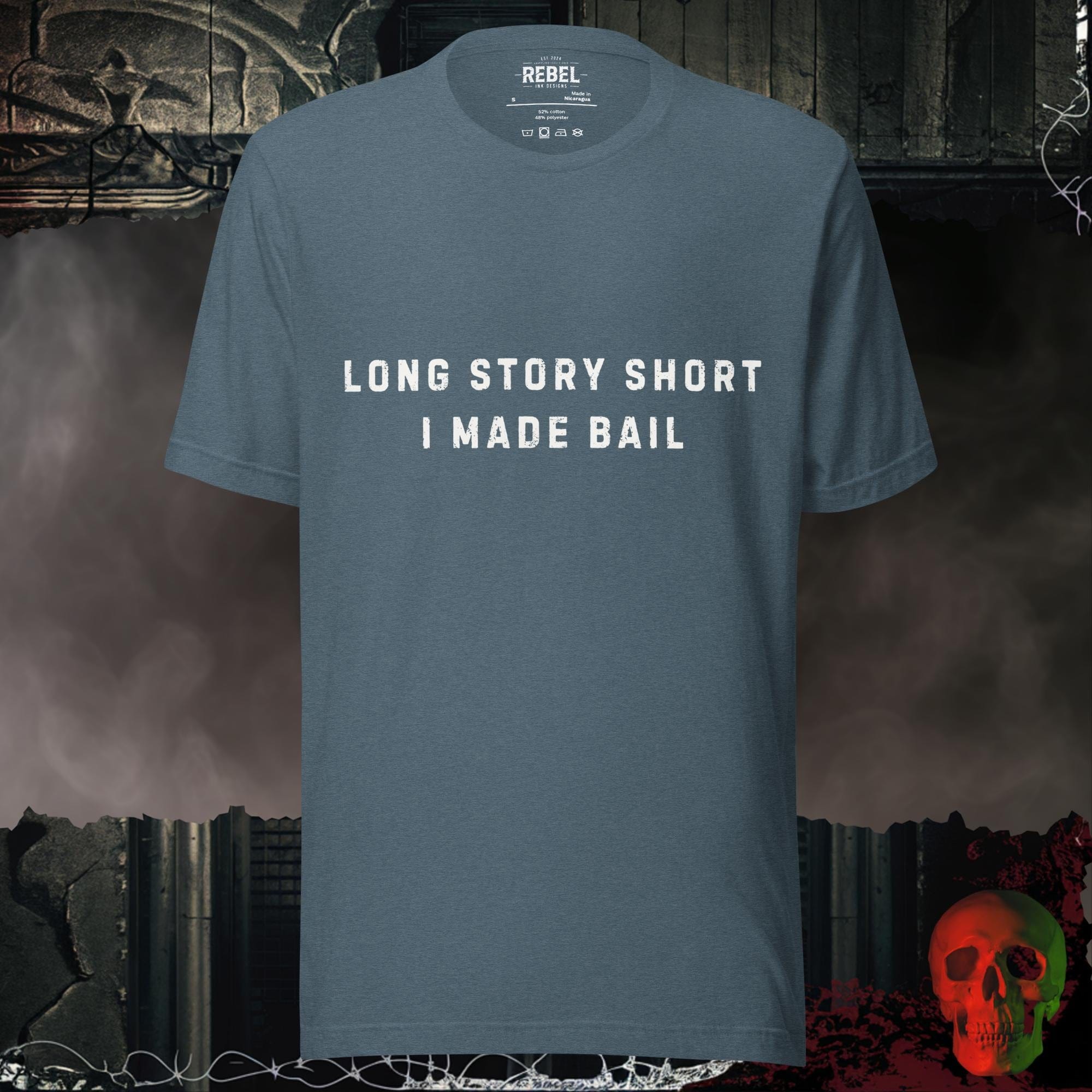 T-Shirt Heather Slate / S I Made Bail Tee