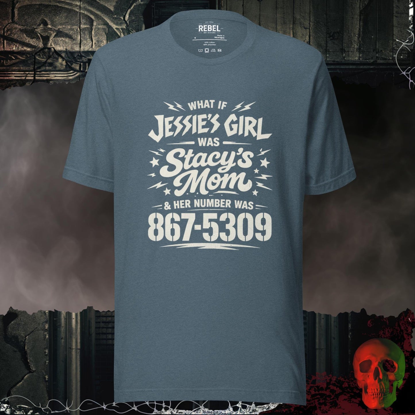 T-Shirt Heather Slate / S Jessie’s Girl, Stacy’s Mom Tee