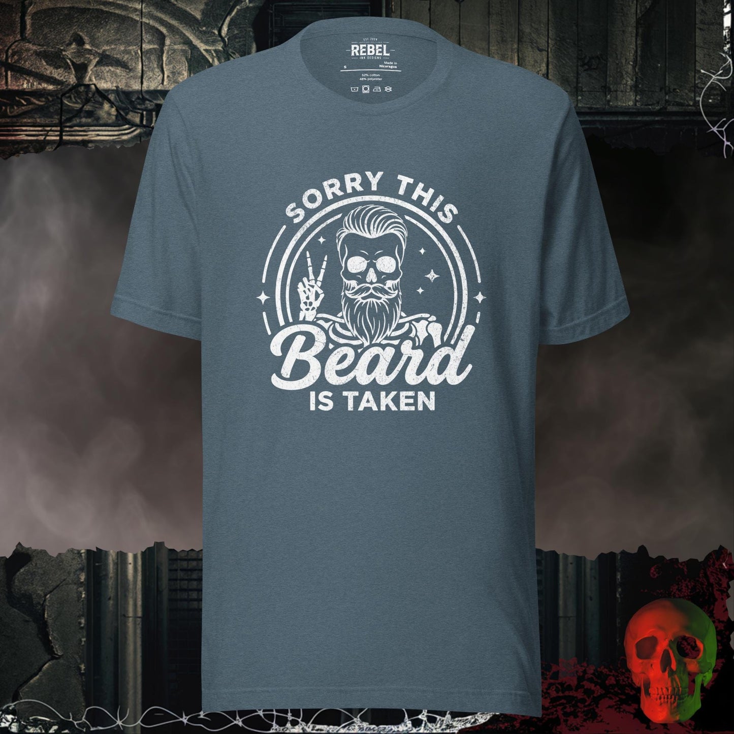 T-Shirt Heather Slate / S This Beard is Taken Tee