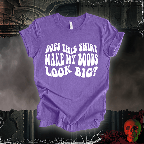 T-Shirt Heather Team Purple / S Big Boobs?  Tee