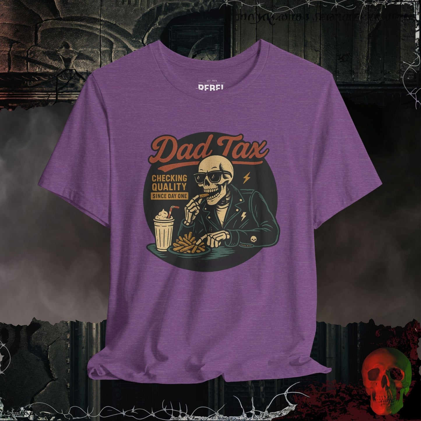 T-Shirt Heather Team Purple / S Dad Tax T-Shirt