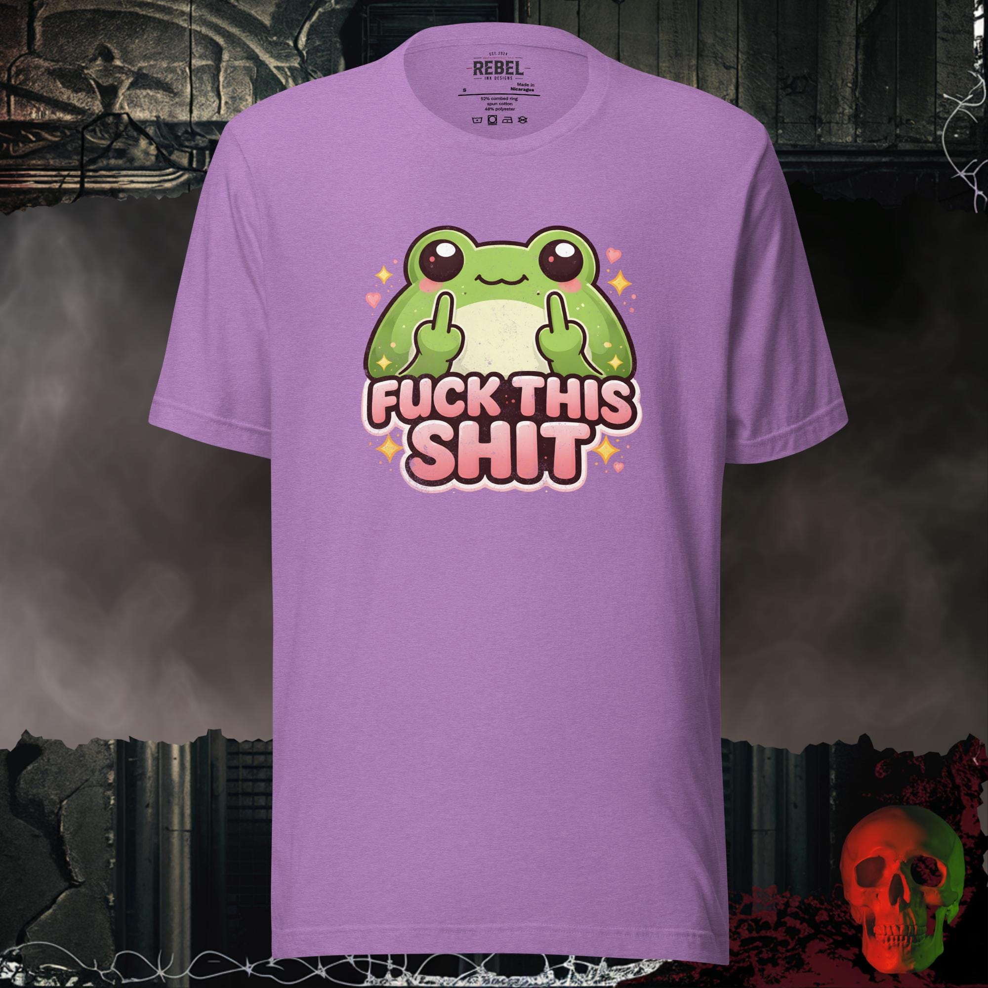 T-Shirt Heather Team Purple / S F*ck This Sh*t Tee