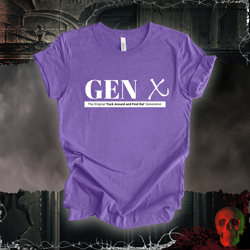 T-Shirt Heather Team Purple / S Gen X: The OG Rebels T-Shirt