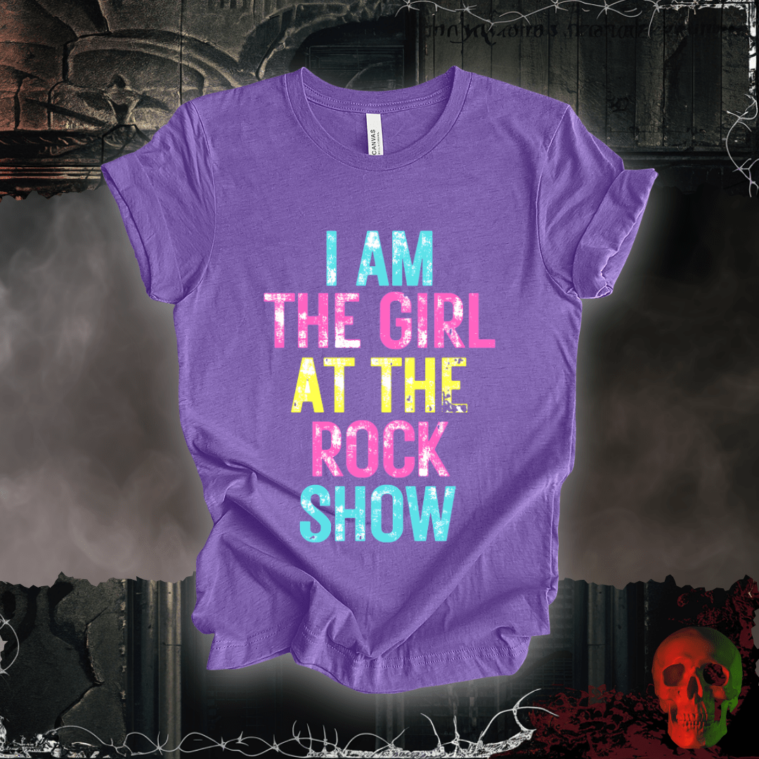 T-Shirt Heather Team Purple / S Girl at the Rock Show T-Shirt