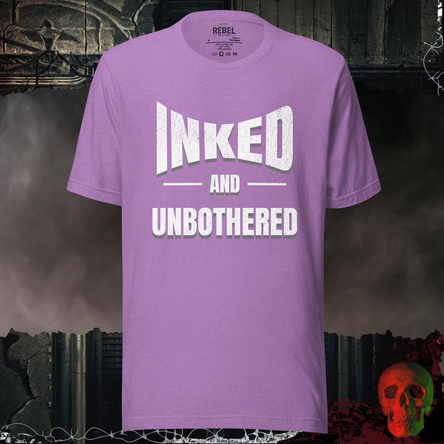 T-Shirt Heather Team Purple / S Inked and Unbothered Tee