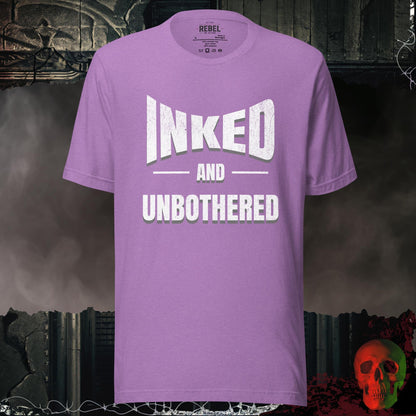 T-Shirt Heather Team Purple / S Inked and Unbothered Tee
