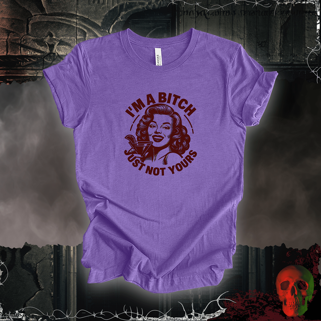T-Shirt Heather Team Purple / S Not Your B!tch Tee
