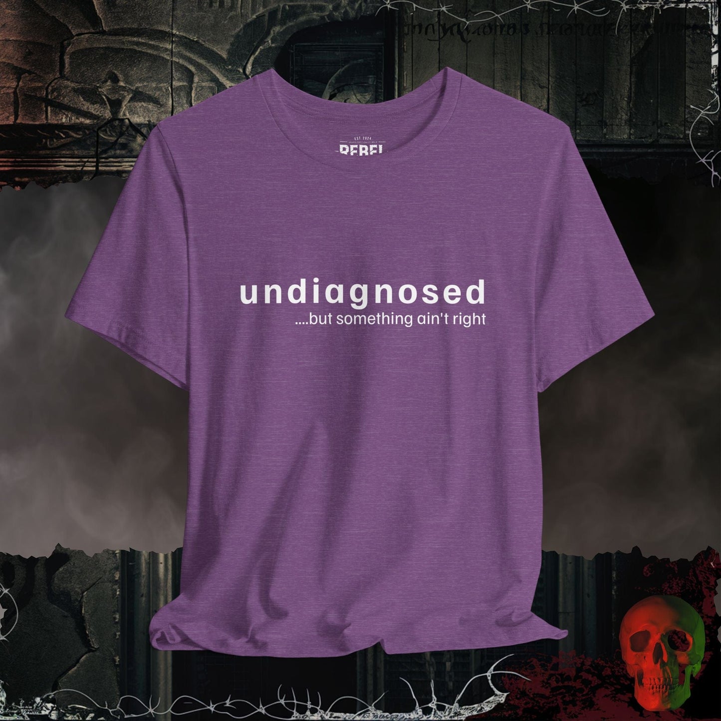 T-Shirt Heather Team Purple / S "Undiagnosed" T-Shirt