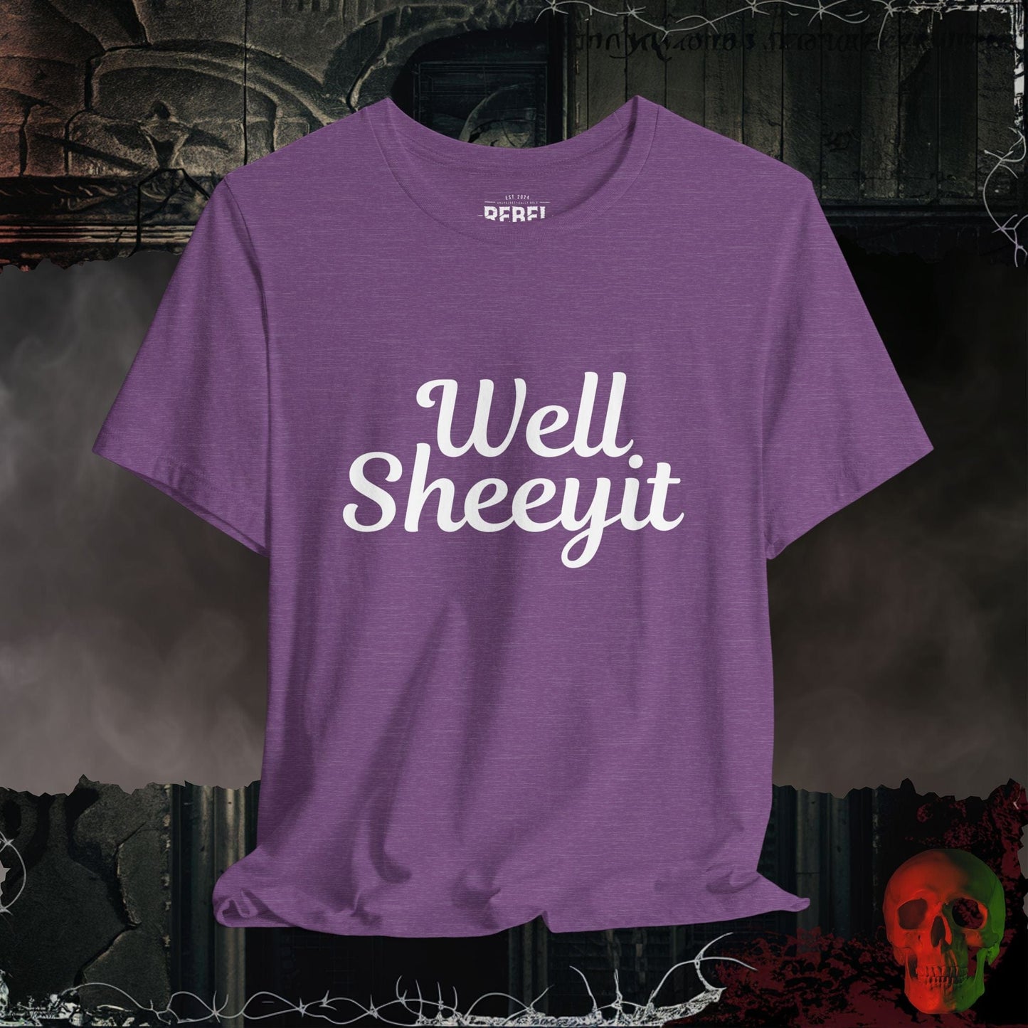 T-Shirt Heather Team Purple / S Well Sheeyit T-Shirt