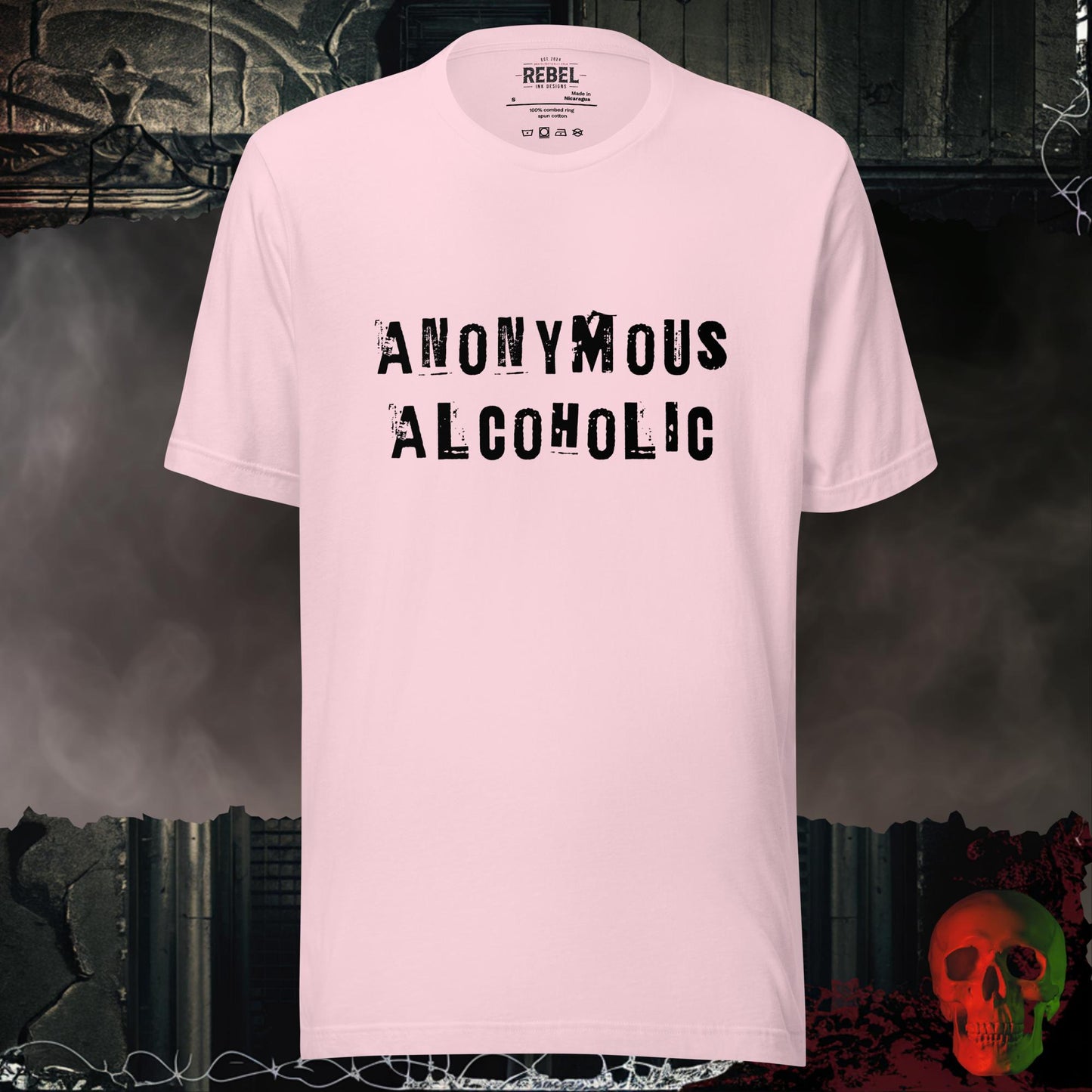 T-Shirt Soft Pink / S Anonymous Alcoholic
