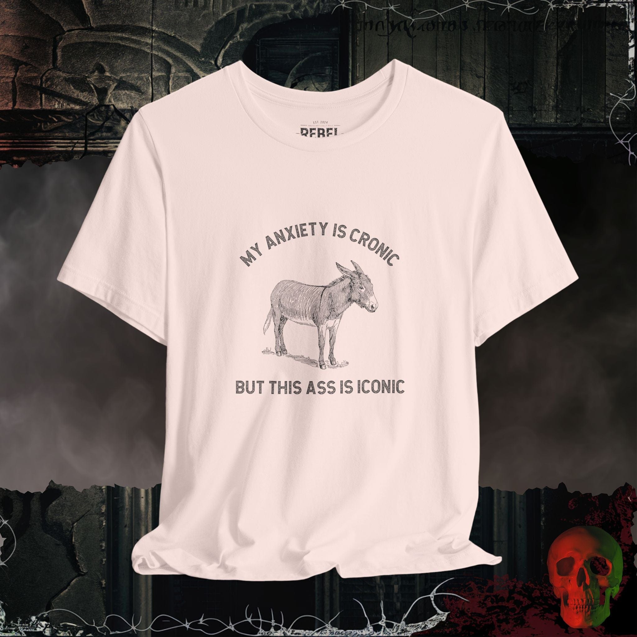 T-Shirt Soft Pink / S Anxiety is Chronic T-Shirt