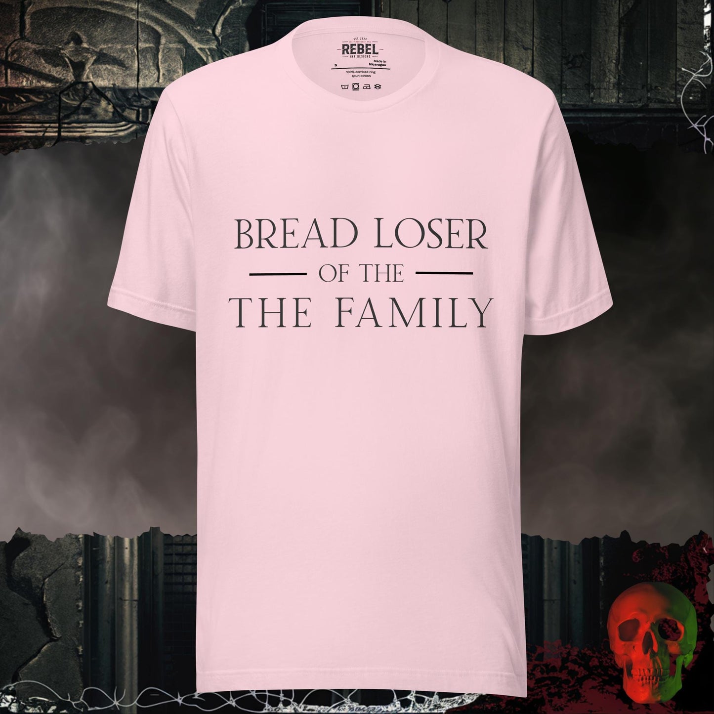 T-Shirt Soft Pink / S Bread Loser of the Family Tee