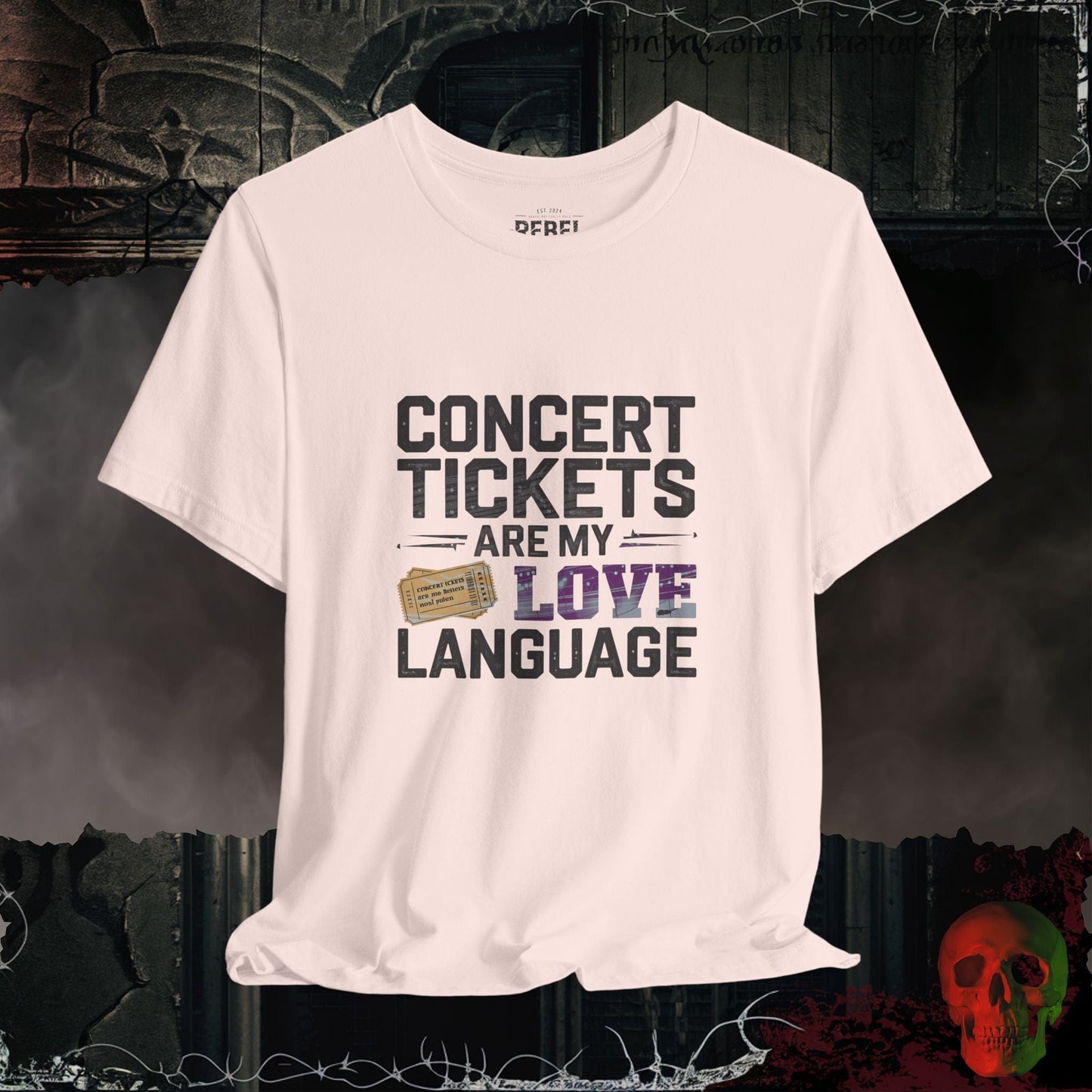 T-Shirt Soft Pink / S Concert Tickets