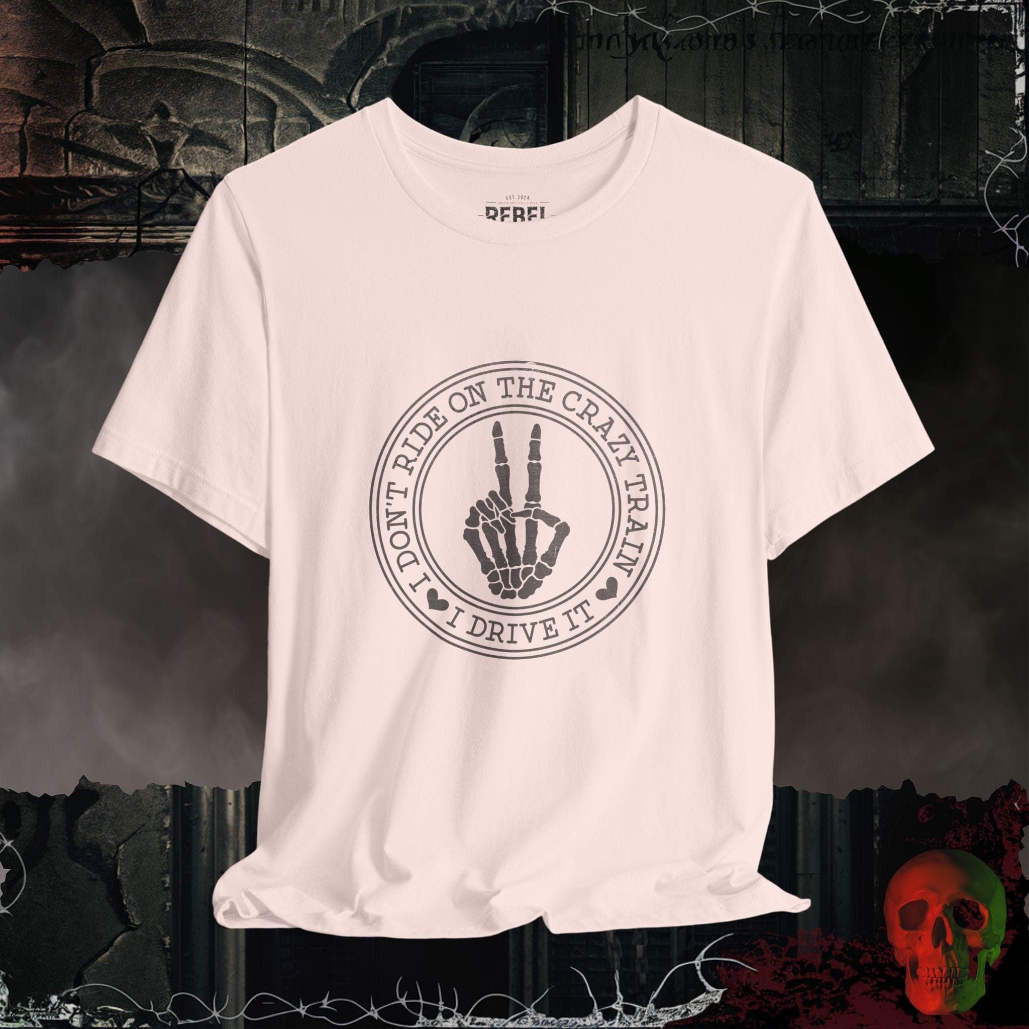 T-Shirt Soft Pink / S Crazy Train T-Shirt