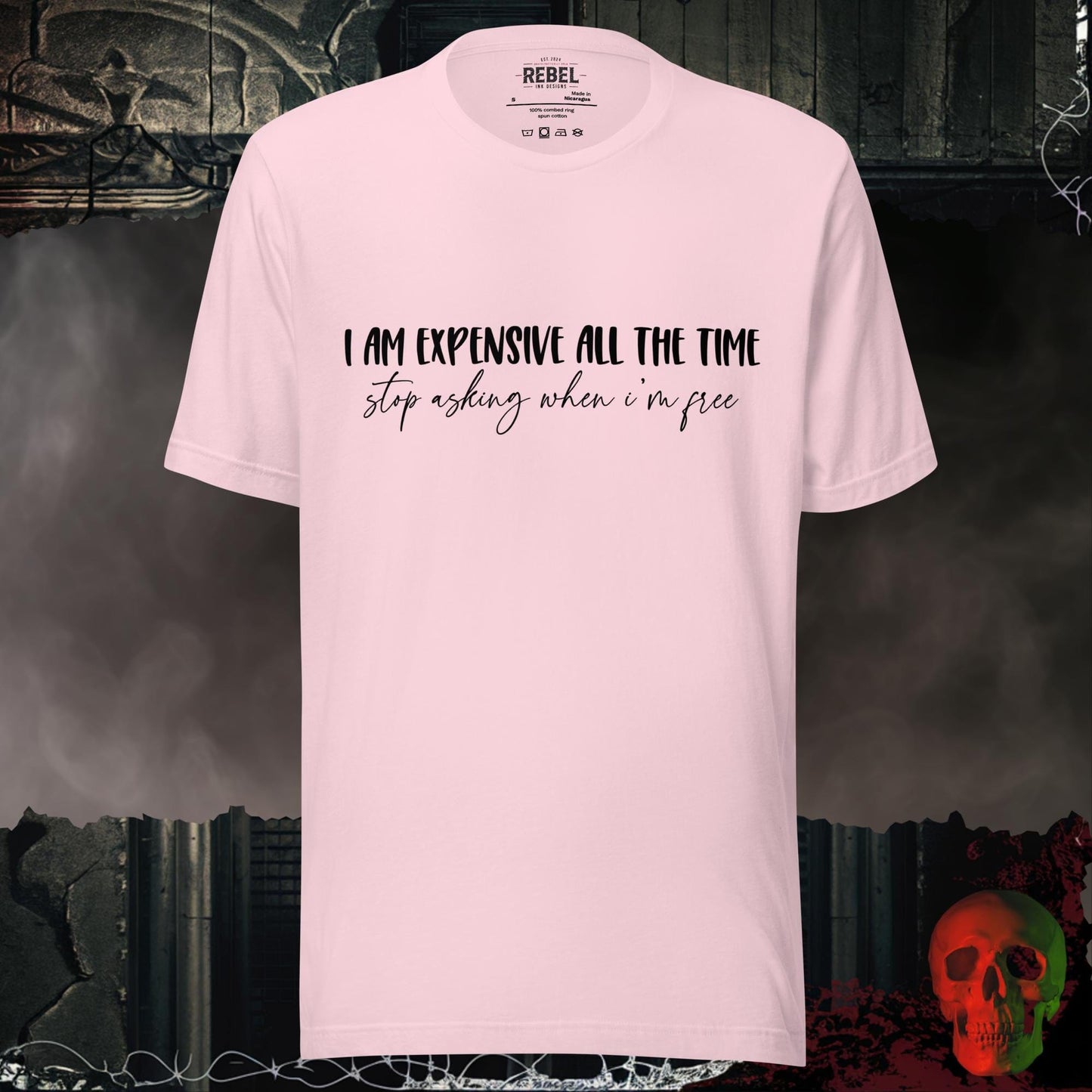 T-Shirt Soft Pink / S Expensive All The Time Tee