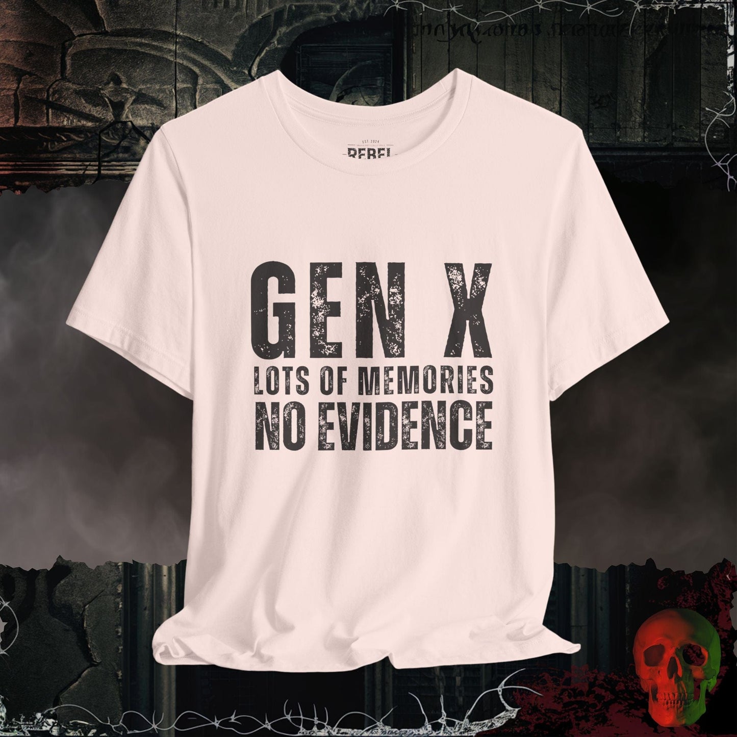 T-Shirt Soft Pink / S Gen X: No Evidence T-Shirt