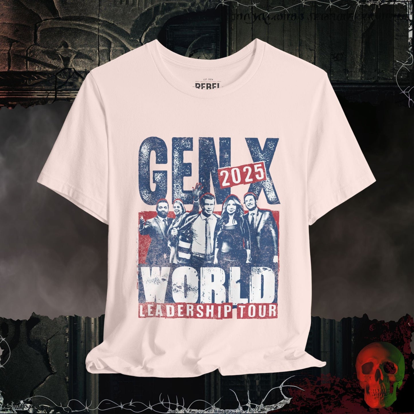 T-Shirt Soft Pink / S Gen X World Leadership Tour 2025 Tee