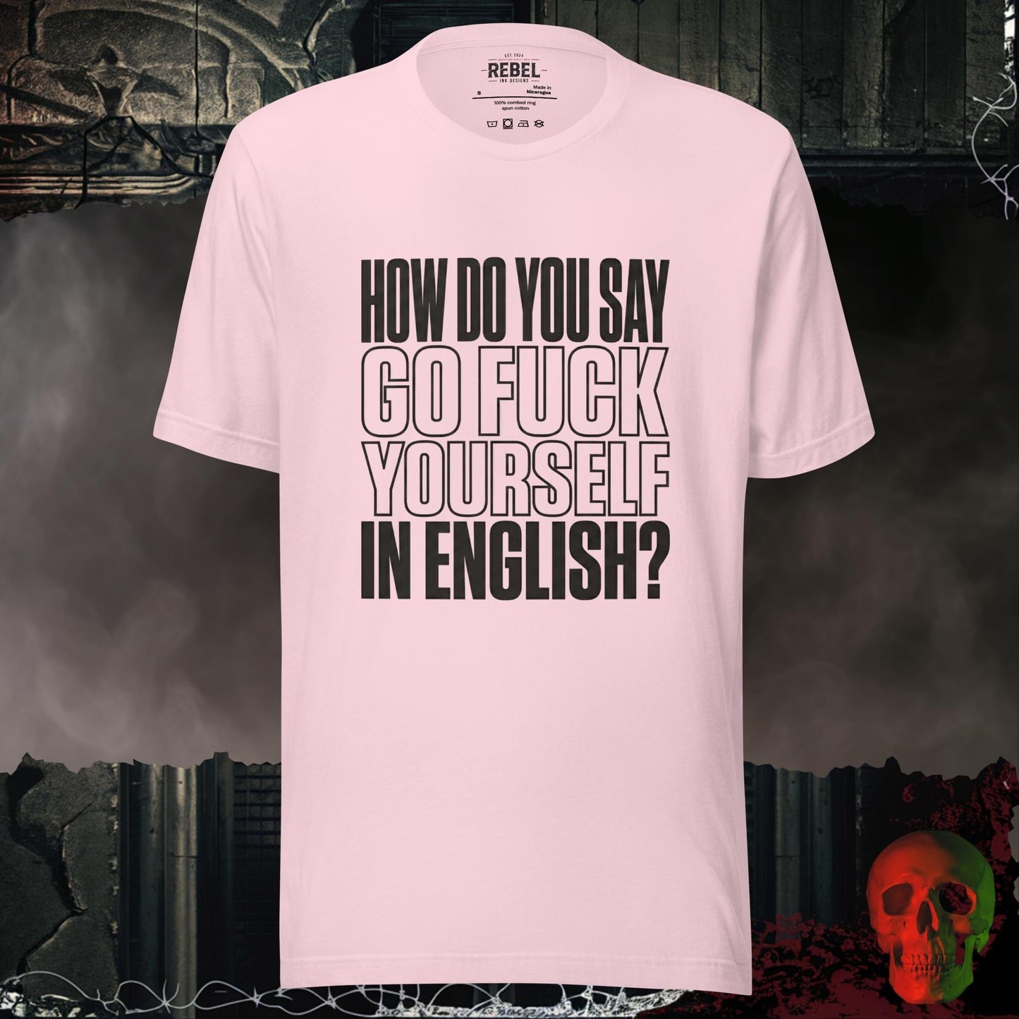 T-Shirt Soft Pink / S Go F@ck Yourself (in English) Tee