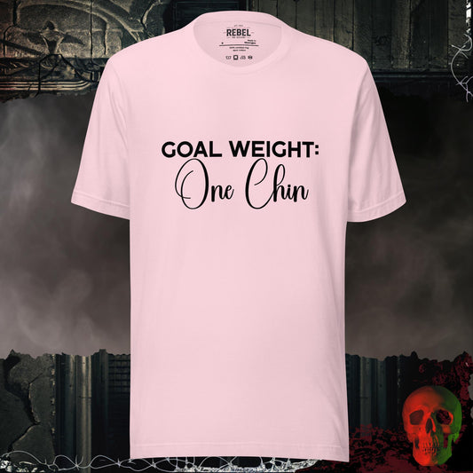 T-Shirt Soft Pink / S Goal Weight : One Chin Tee