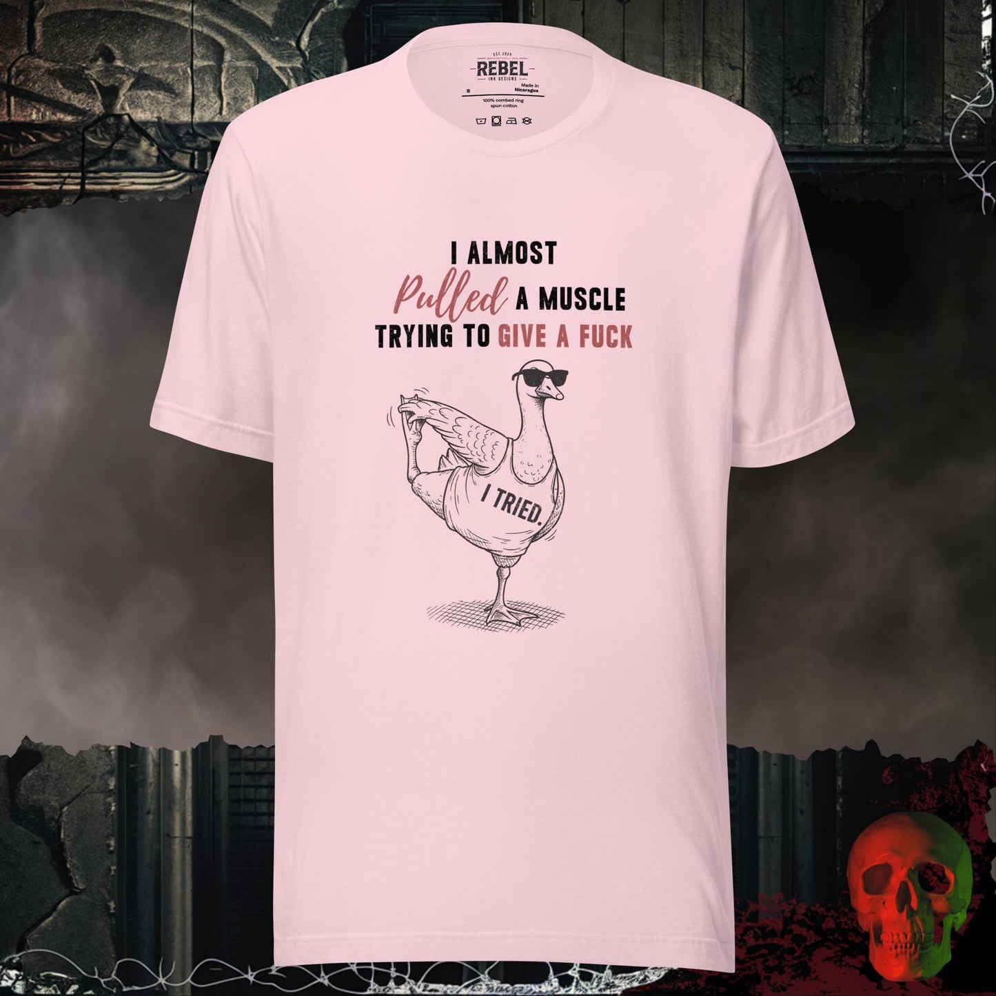 T-Shirt Soft Pink / S I Almost Pulled a Muscle Tee