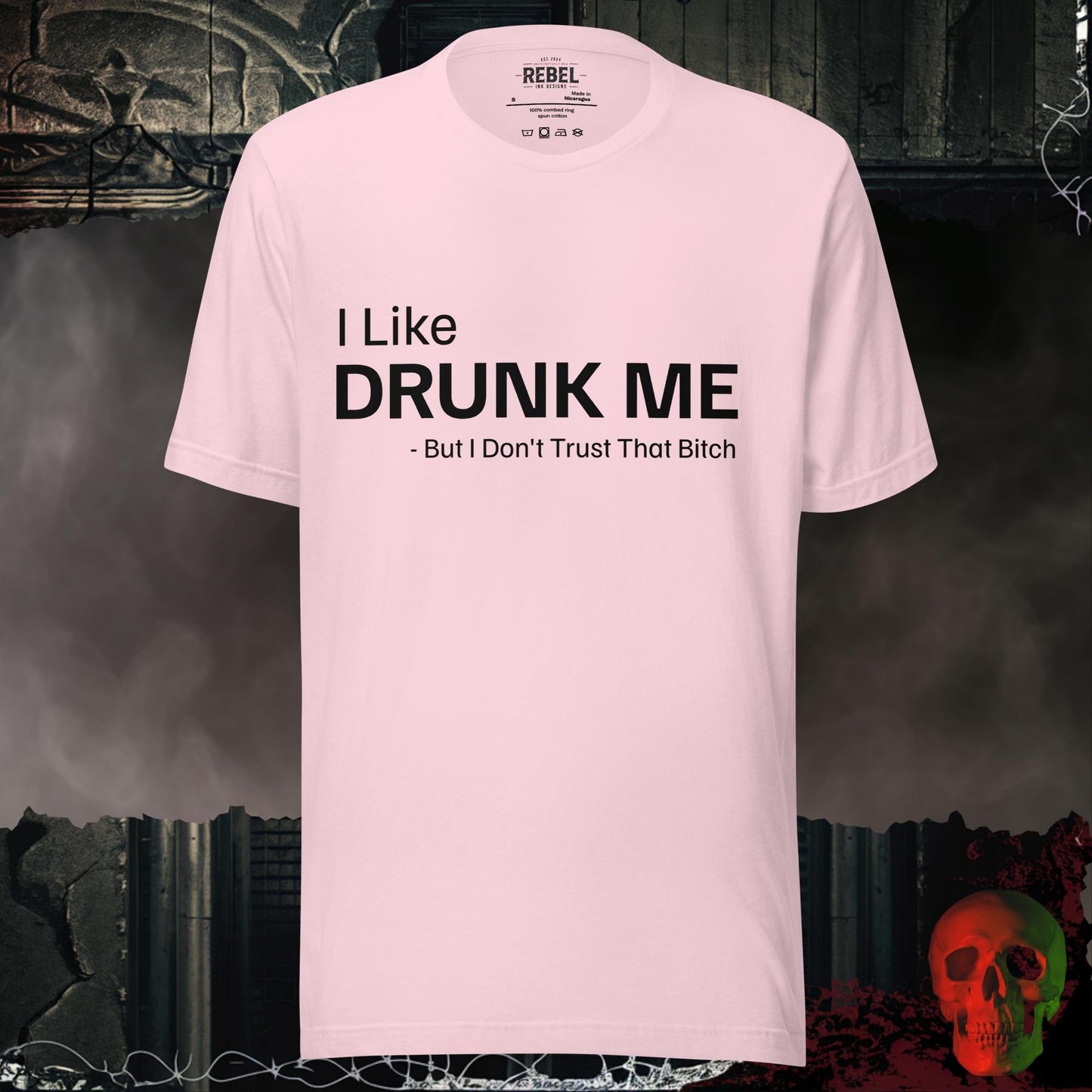 T-Shirt Soft Pink / S I Like Drunk Me Tee