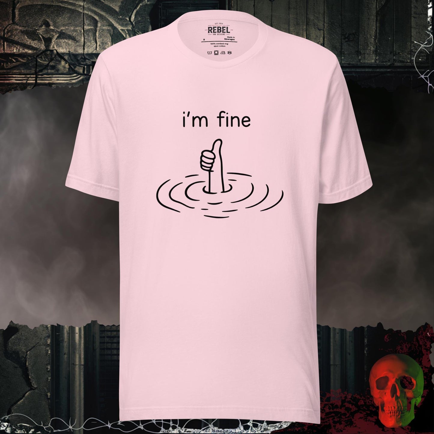 T-Shirt Soft Pink / S I'm Fine Tee