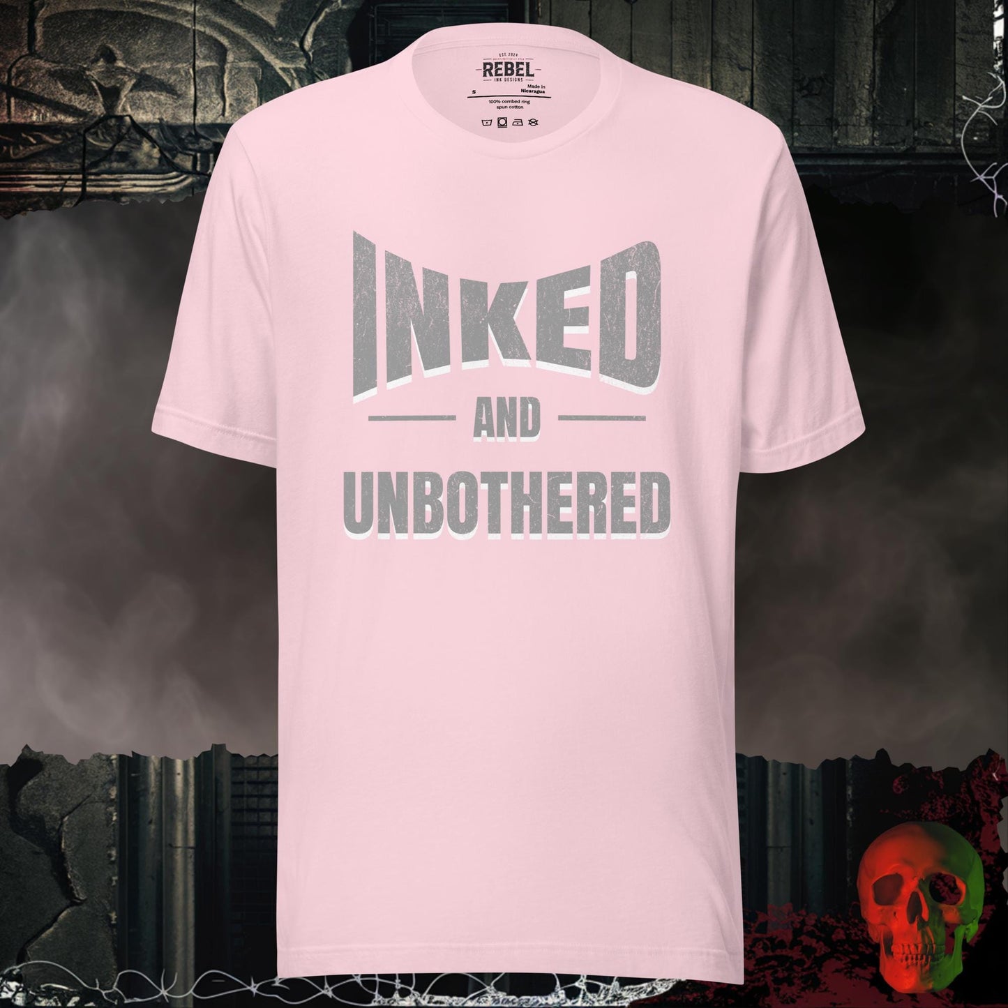 T-Shirt Soft Pink / S Inked and Unbothered Tee