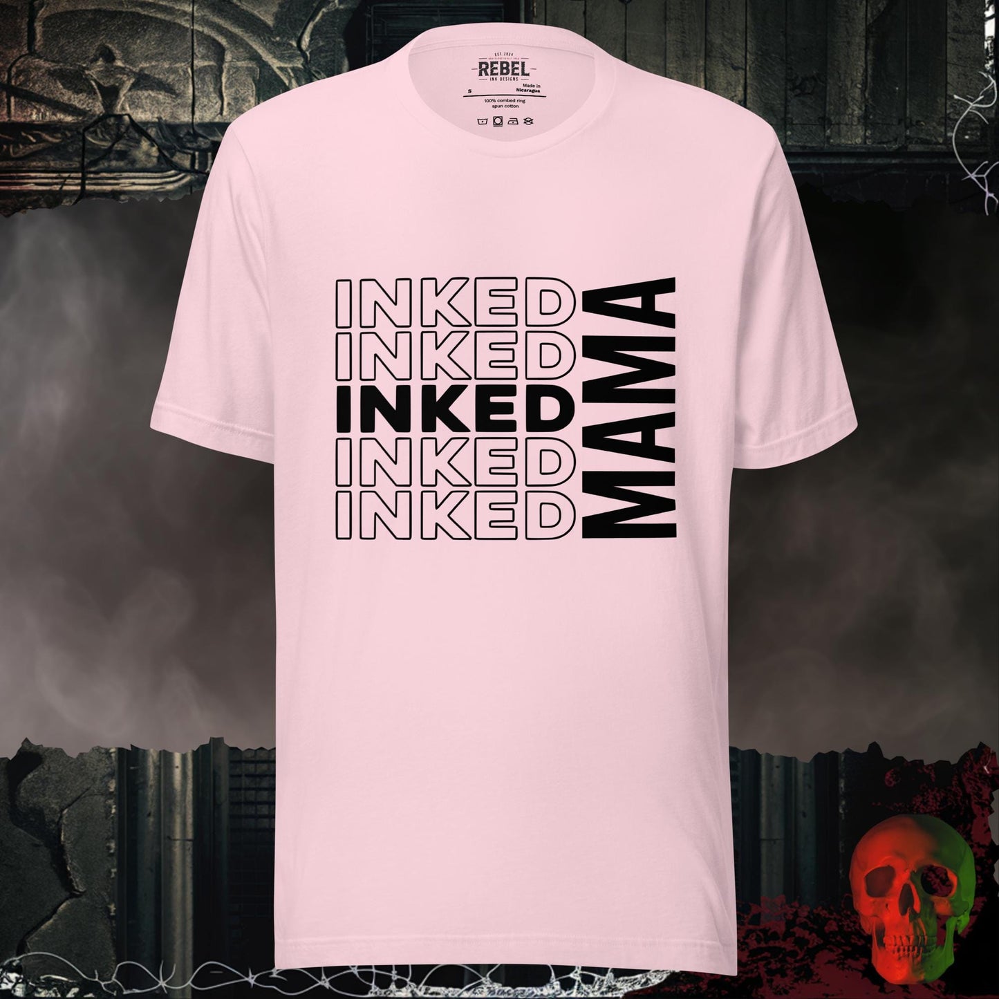 T-Shirt Soft Pink / S Inked Mamma Tee
